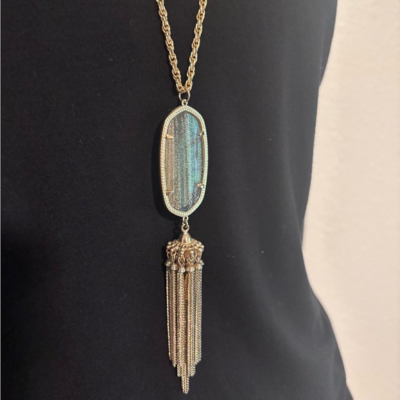 Kendra Scott Jewelry - Kendra Scott Rayne Gold/Rose Gold Dust Necklace